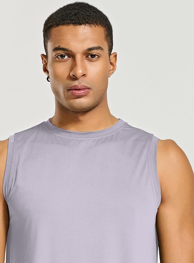 Men's Athletic Tank Tops Sleeveless Muscle Shirts Workout Running Bodybuilding Gym Tanks