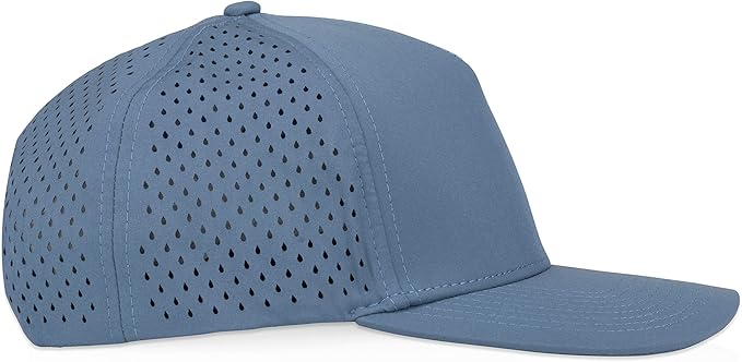 Gilbert Performance Snapback Hat | 5 Panel Blank Cap for Men & Women | Breathable & Lightweight | Curved Bill