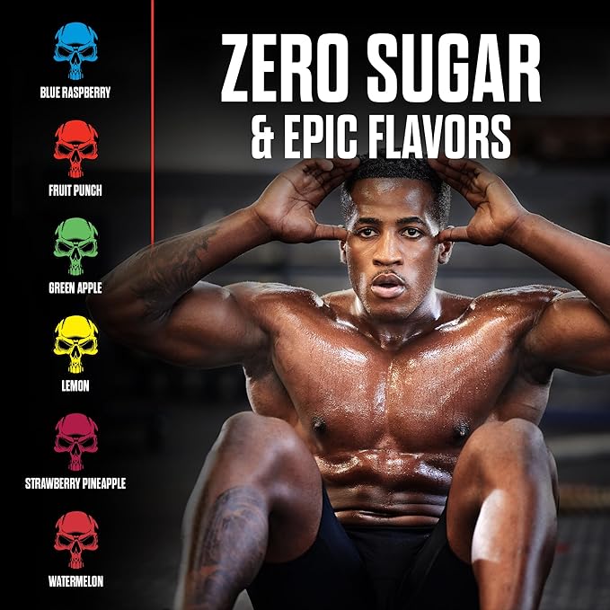 JNX SPORTS The Shadow! 350mg of Caffeine Hard Core Preworkout - Green Apple 30 Servings | Electric Energy, Mental Focus & Superhuman Strength for Men & Women