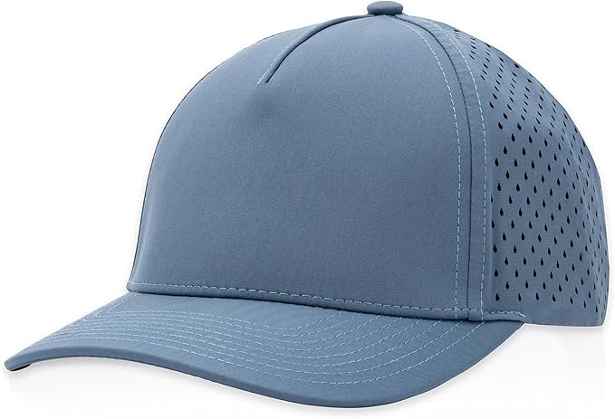 Gilbert Performance Snapback Hat | 5 Panel Blank Cap for Men & Women | Breathable & Lightweight | Curved Bill