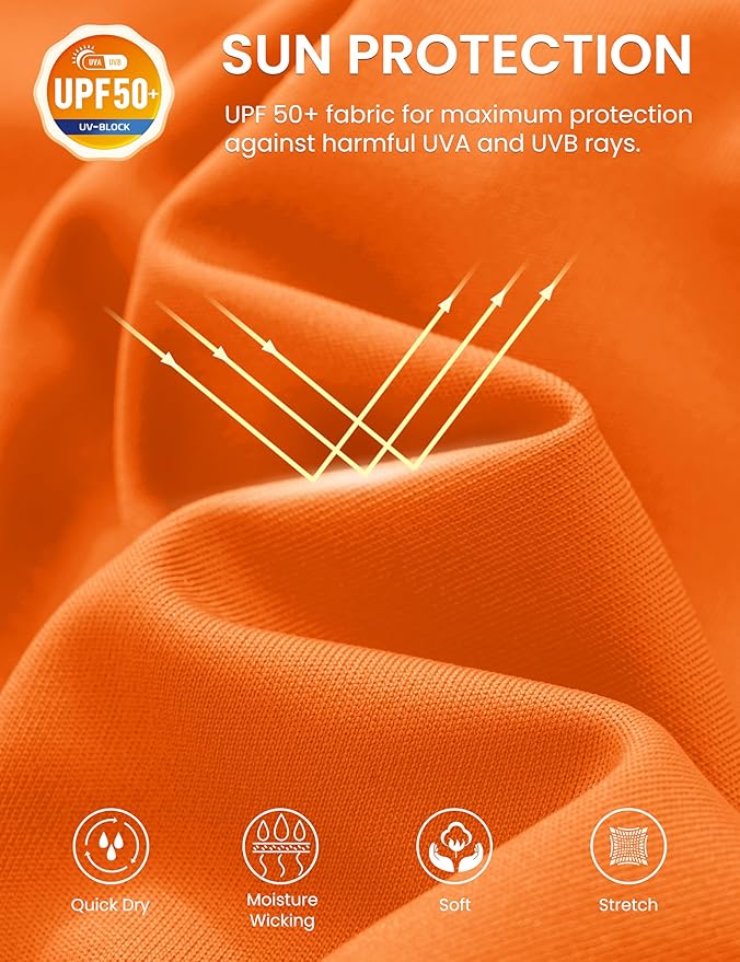 MAGCOMSEN 2 Pack Men's UPF 80+ Tank Tops Quick Dry Workout Gym Sleeveless Muscle Shirts Cooling Summer Beach Swim Shirt