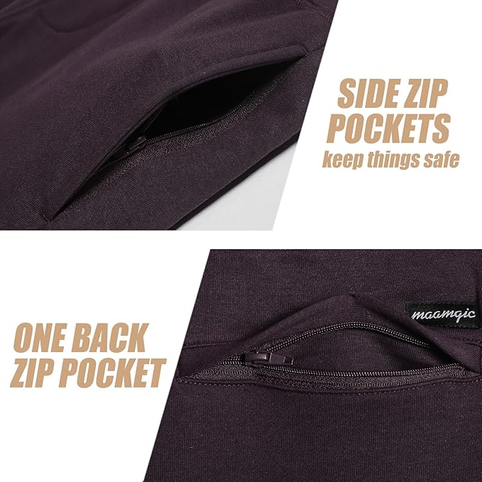 maamgic Mens Athletic Gym Shorts 5.5" Elastic Waist Casual Pajama Pocket Jogger Men Workout Short Pants