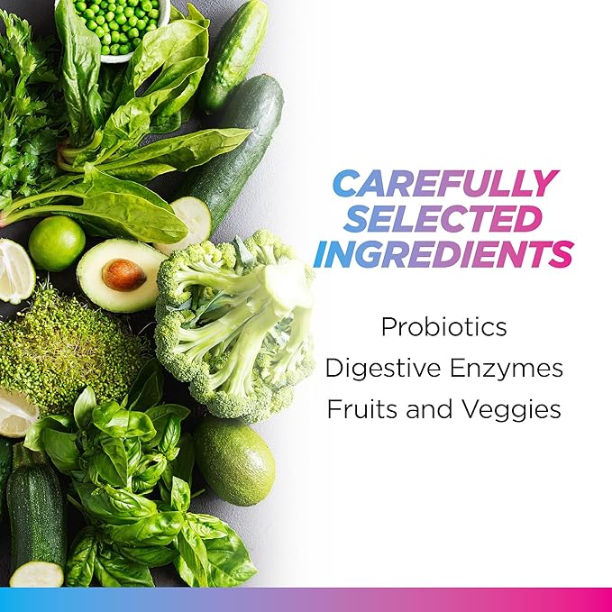 Livingood Daily Greens & Superfood Powder, Super Greens for Gut Health, Green Juice Powder with Spirulina, Chlorella, and Digestive Enzymes, Probiotics for Digestive Support, Unflavored, 30 Servings