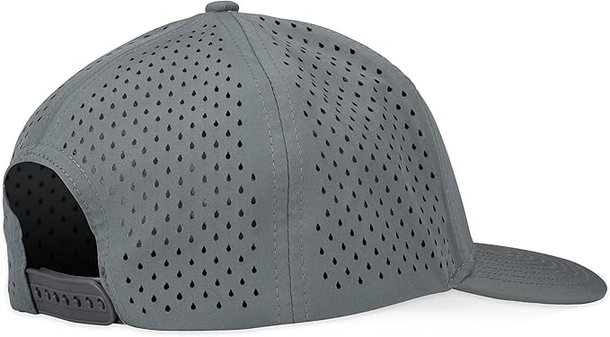 Gilbert Performance Snapback Hat | 5 Panel Blank Cap for Men & Women | Breathable & Lightweight | Curved Bill