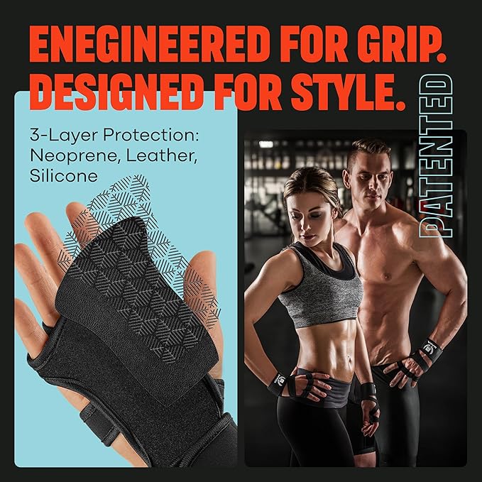 Mava Sports Weight Lifting Gloves with Wrist Support, Work Out Gloves, Gym Gloves - Great for Cross Training, Pull Ups, Calisthenics and Gym, Workout Gloves for Men & Women