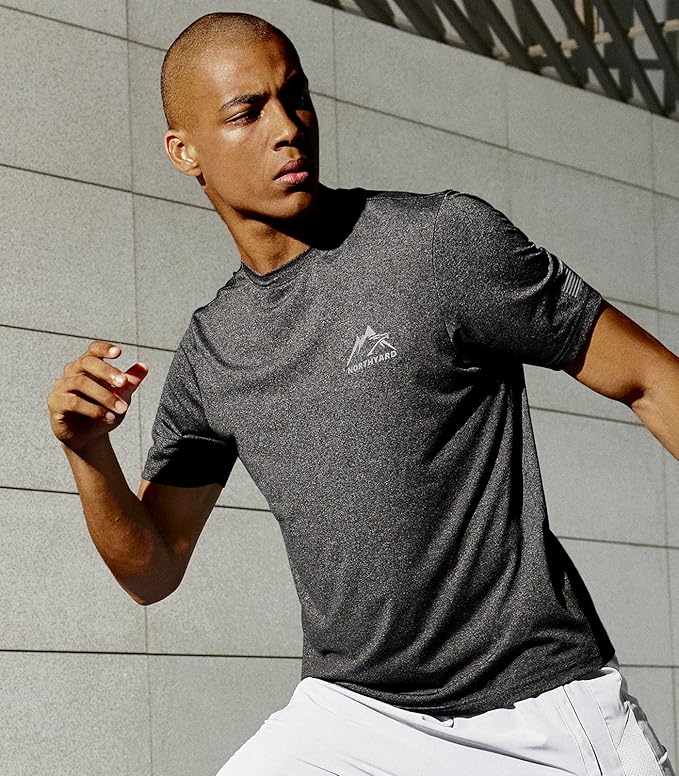 NORTHYARD Men's UPF 50+ Sun Protection Shirts Swim SPF UV Quick Dry Short Sleeve T-Shirts for Athletic Fishing Rash Guard