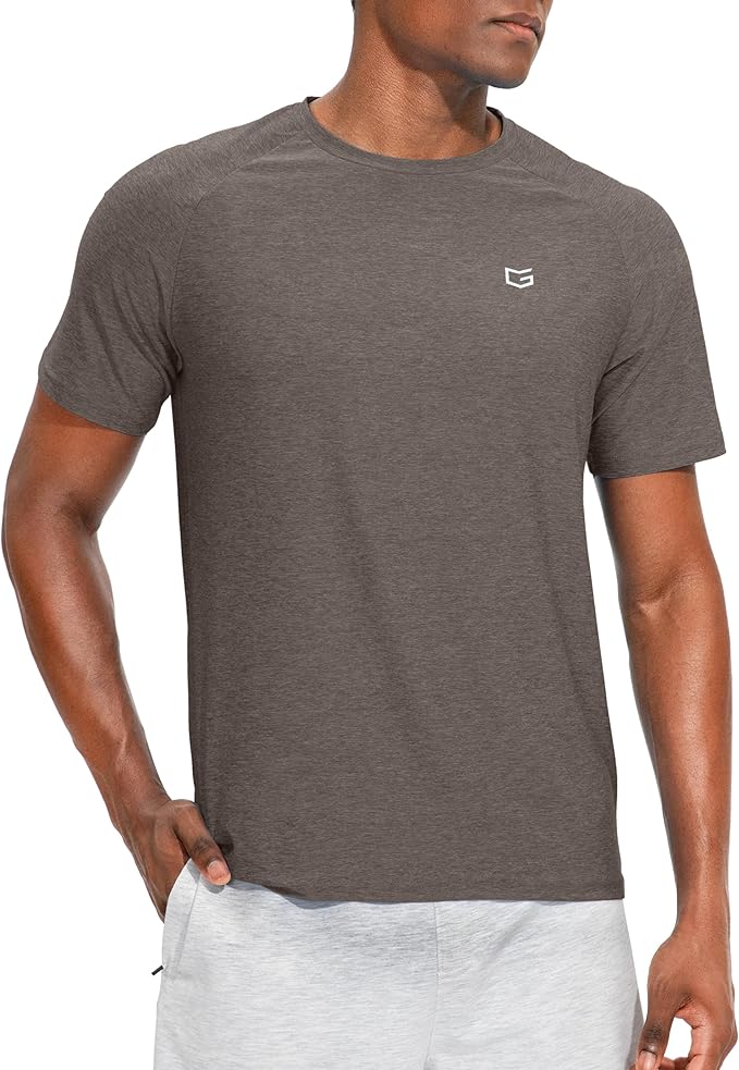 G Gradual Men's Workout Quick Dry T-Shirts Short Sleeve Lightweight Cooling Gym Shirts Tee for Running, Beach, Hiking