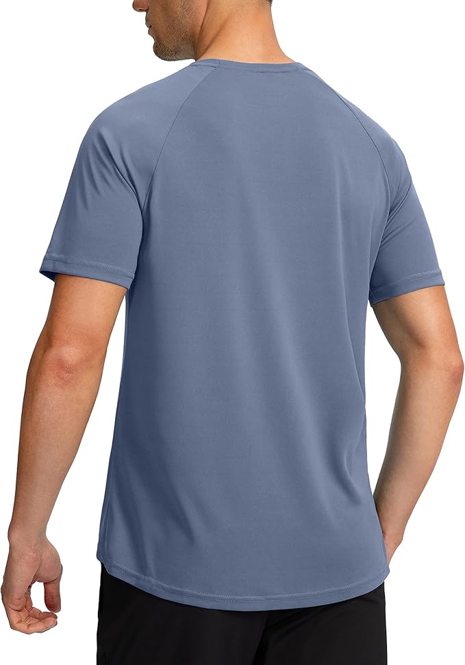 G Gradual Men's Workout Quick Dry T-Shirts Short Sleeve Lightweight Cooling Gym Shirts Tee for Running, Beach, Hiking