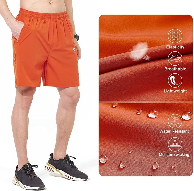 NORTHYARD Men's Athletic Running Shorts Quick Dry Workout Shorts 7"/ 5"/ 9" Lightweight Sports Gym Basketball Tennis Hiking