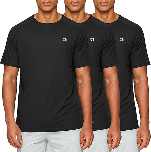 G Gradual Men's Workout Quick Dry T-Shirts Short Sleeve Lightweight Cooling Gym Shirts Tee for Running, Beach, Hiking