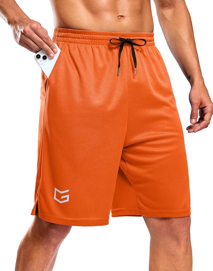 G Gradual Men's Athletic Workout Shorts with Pockets 5"/7"/9" Lightweight Quick Dry Gym Basketball Running Shorts for Men