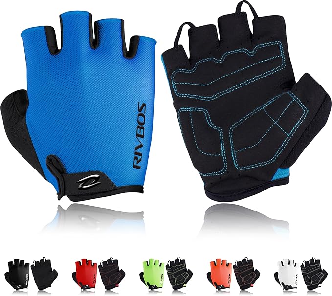 RIVBOS Cycling Gloves Bike Gloves for Men Women with Anti-Slip Shock-Absorbing Pad for Bicycle/Workout/Road Bike/Gym/Driving CHG001