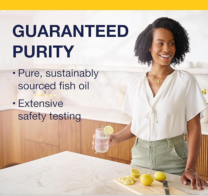 Metagenics OmegaGenics EPA-DHA 1000 mg - High Potency Omega-3 Fish Oil Supplement for Heart, Brain & Joint Health* - Sustainably Sourced - 120 Softgels