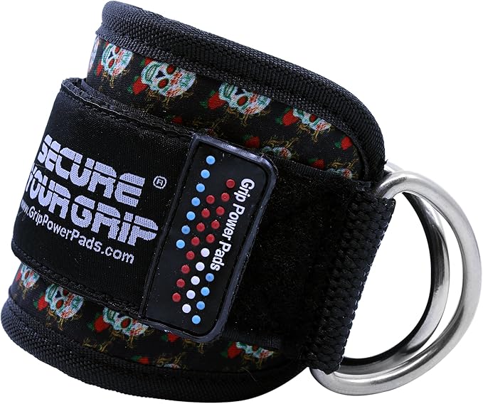 Ankle Straps for Cable Machines Double D-Ring Gym Adjustable Neoprene Premium Cuffs to Enhance Legs Abs & Glutes Kickbacks Workouts Leg Curls Extensions Booty Hip Abductors Exercise for Men & Women