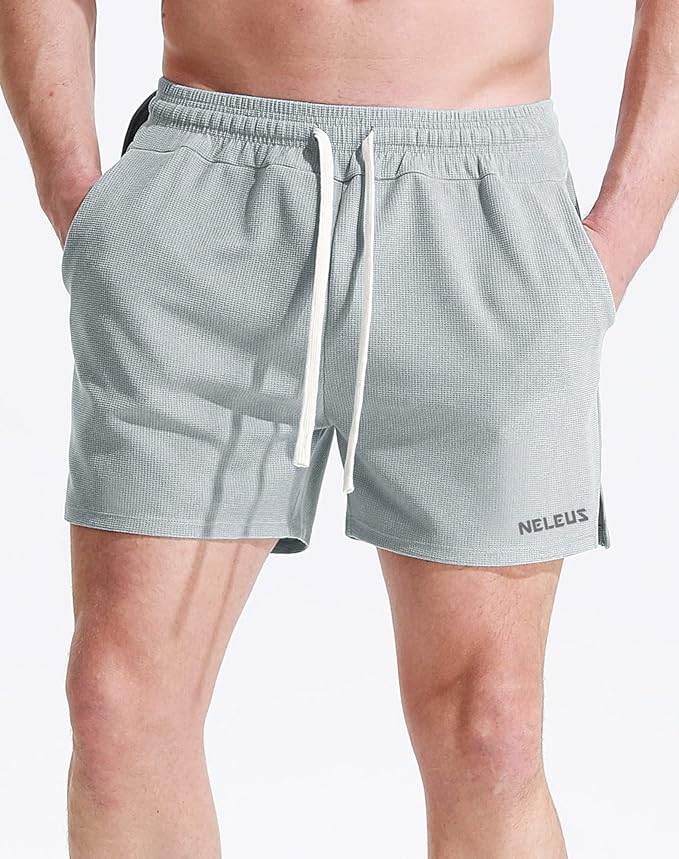 NELEUS Men's 7 inch Running Shorts Athletic Gym Workout Shorts with Pockets