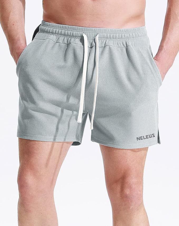 NELEUS Men's 7 inch Running Shorts Athletic Gym Workout Shorts with Pockets