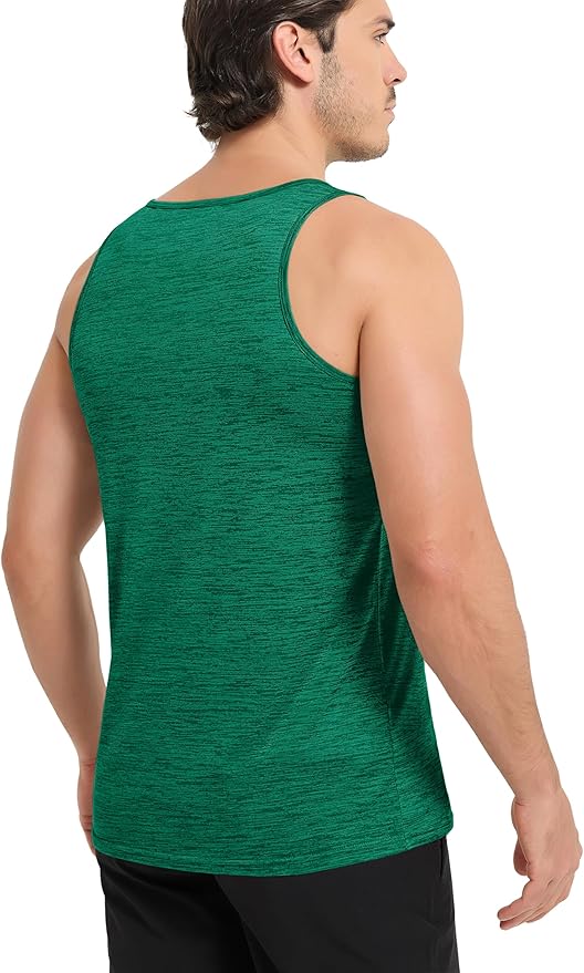 MAGCOMSEN Mens Workout Tank Tops Undershirt Cotton Muscle Athletic Sleeveless Shirts for Gym