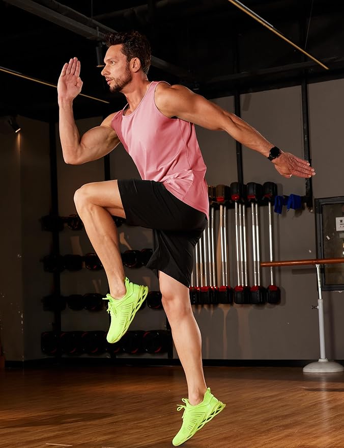 TACVASEN Men's Workout Tank Tops Sleeveless UPF 50+ Summer Sun Shirts Quick Dry for Running Swim Gym Beach