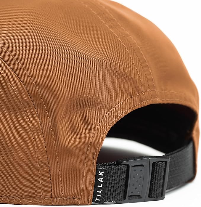 Tillak Wallowa Kodra Hat, Lightweight Oxford Nylon 5 Panel Cap with Snap Closure