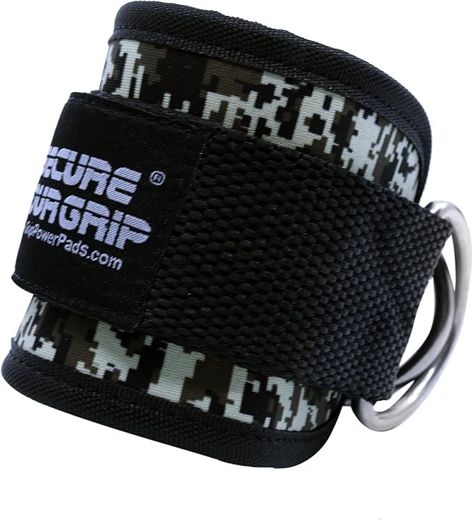 Ankle Straps for Cable Machines Double D-Ring Gym Adjustable Neoprene Premium Cuffs to Enhance Legs Abs & Glutes Kickbacks Workouts Leg Curls Extensions Booty Hip Abductors Exercise for Men & Women