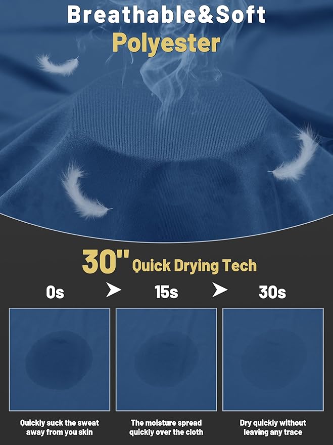 KEFITEVD Men's Workout Tank Tops Sleeveless Quick Dry UPF 80+ Summer Sun Shirts for Running Swim Gym Beach