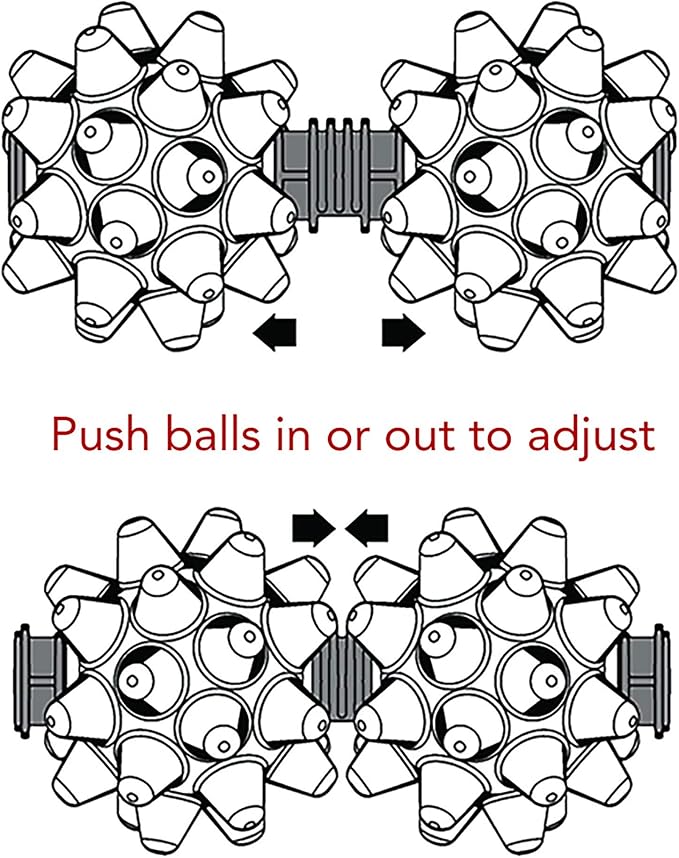 RumbleRoller Beastie Xtra Firm Adjustable Peanut