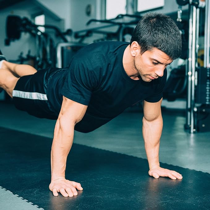 CE' CERDR Mens Workout Shirts Quick Dry Performance Short Sleeve Athletic Shirts