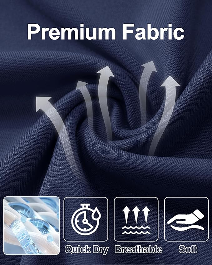 MAGCOMSEN Men's Long Sleeve Shirts UPF 50+ UV Sun Protection Athletic Shirts for Hiking Running Workout Rash Guard