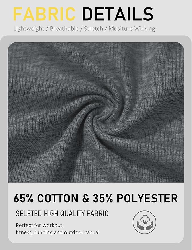 MAGCOMSEN Mens Workout Tank Tops Undershirt Cotton Muscle Athletic Sleeveless Shirts for Gym