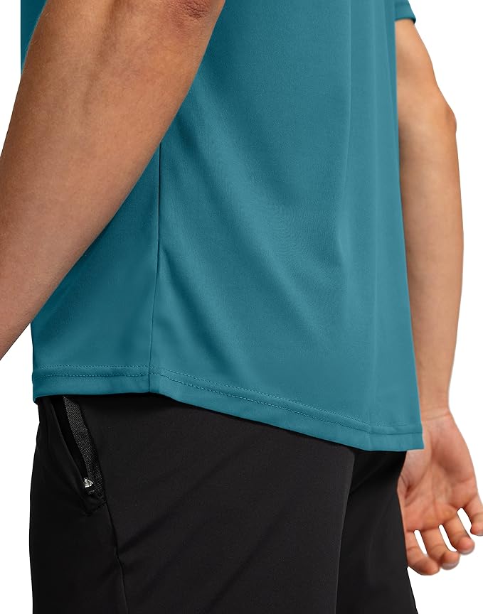 G Gradual Men's Workout Quick Dry T-Shirts Short Sleeve Lightweight Cooling Gym Shirts Tee for Running, Beach, Hiking