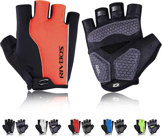 RIVBOS Cycling Gloves Bike Gloves for Men Women with Anti-Slip Shock-Absorbing Pad for Bicycle/Workout/Road Bike/Gym/Driving CHG001