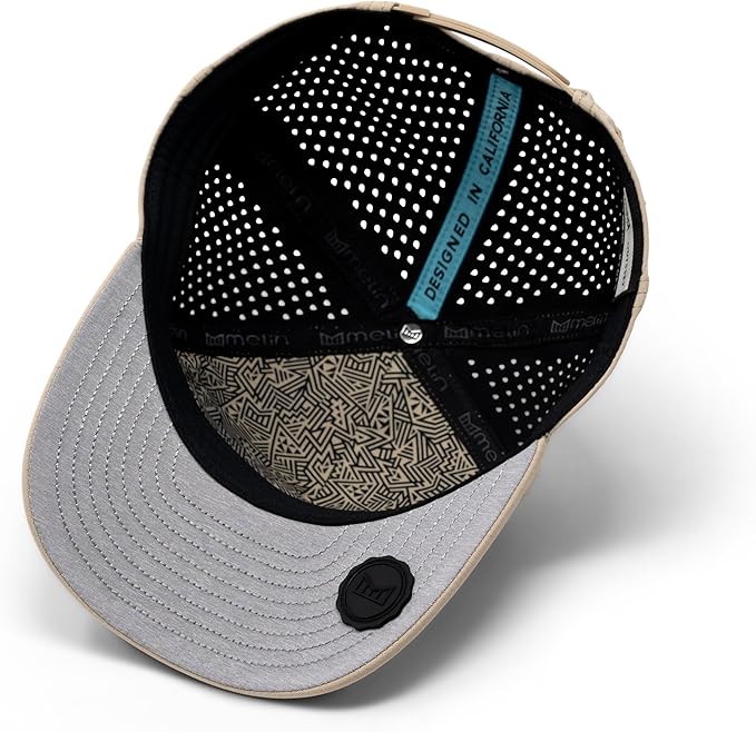 melin Odysea Rope Bulls Icon Hydro, Trucker & Rope Hat, Performance Hat for Men & Women, Water-Resistant Fitted Baseball Cap