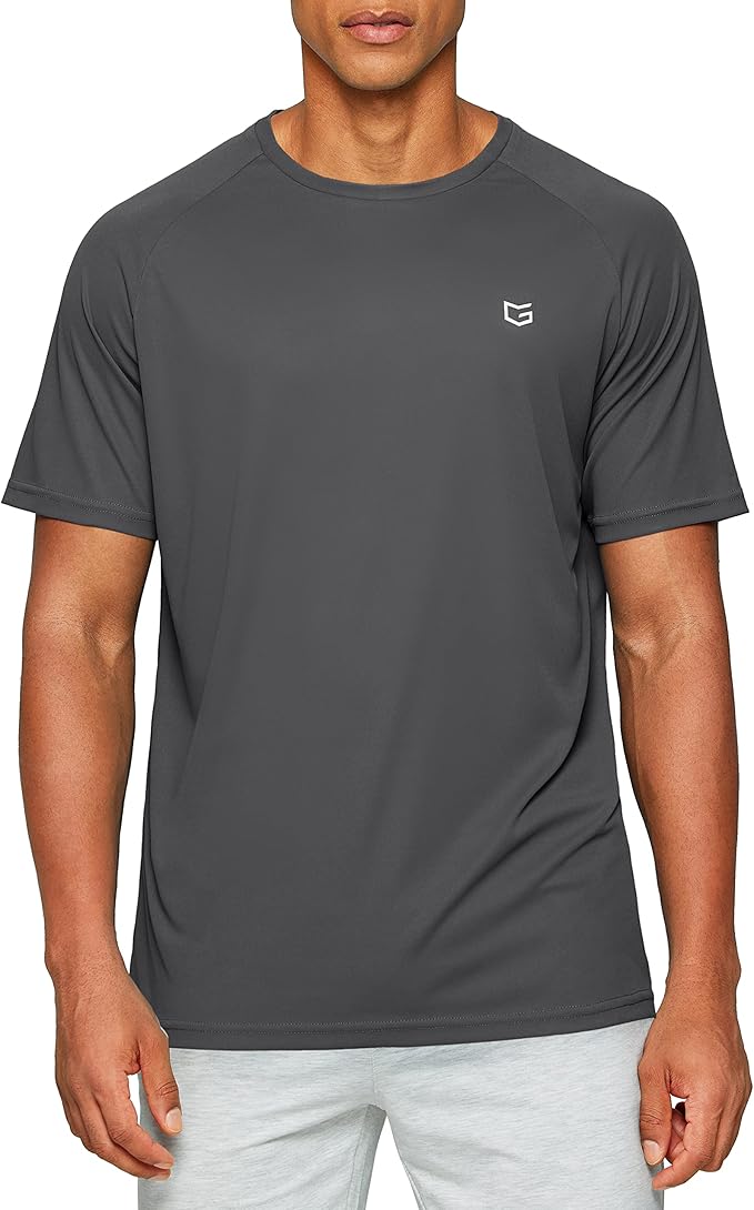 G Gradual Men's Workout Quick Dry T-Shirts Short Sleeve Lightweight Cooling Gym Shirts Tee for Running, Beach, Hiking