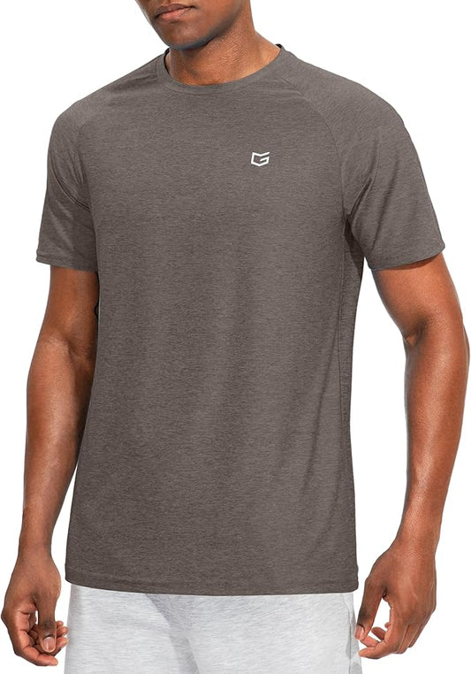 G Gradual Men's Workout Quick Dry T-Shirts Short Sleeve Lightweight Cooling Gym Shirts Tee for Running, Beach, Hiking