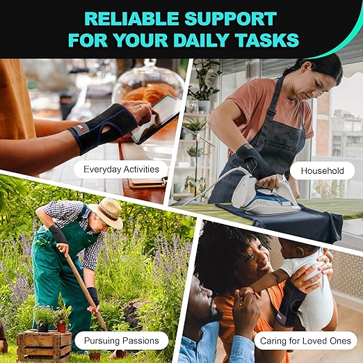 ZOYER Carpal Tunnel Wrist Brace Night Support, Skin-Friendly, Reversible Hand Brace for Carpal Tunnel with Removable Splint, Hand Support for Arthritis, Tendonitis, Sprain, Injuries