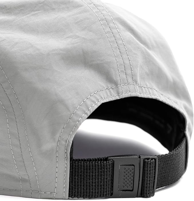 Tillak Wallowa Camp Hat, Lightweight Nylon 5 Panel Cap with Snap Closure