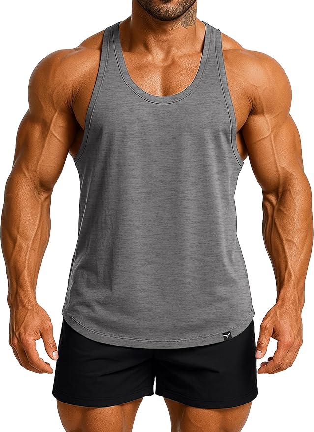 Men's Bodybuilding Stringer Tank Top Sleeveless Gym Shirts