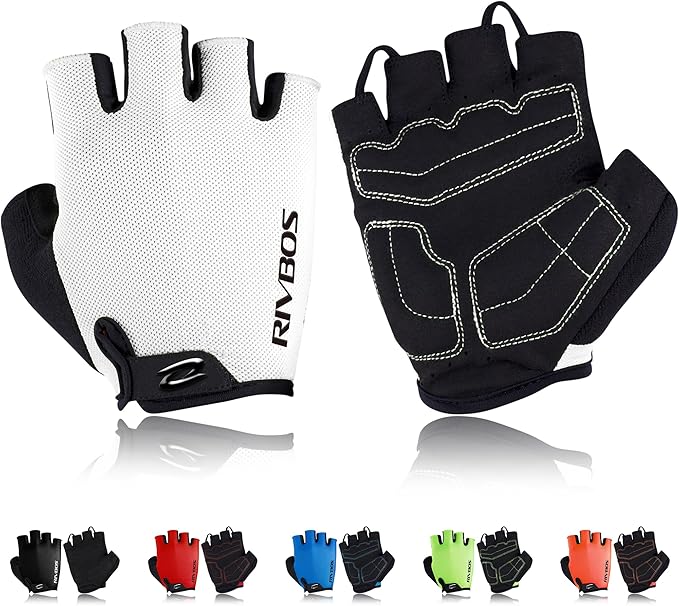 RIVBOS Cycling Gloves Bike Gloves for Men Women with Anti-Slip Shock-Absorbing Pad for Bicycle/Workout/Road Bike/Gym/Driving CHG001