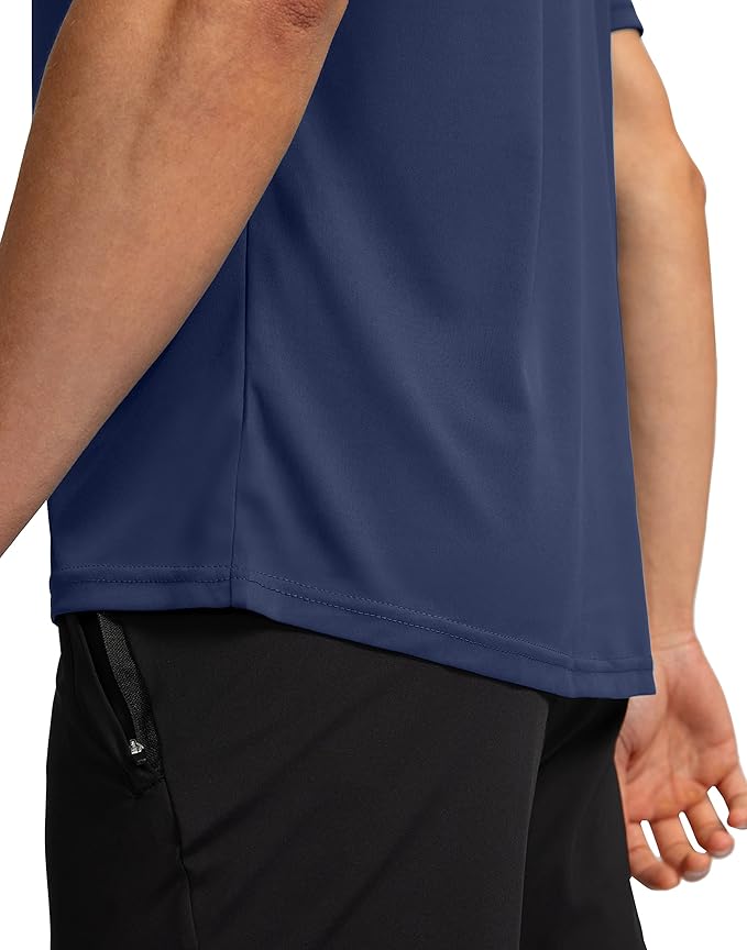 G Gradual Men's Workout Quick Dry T-Shirts Short Sleeve Lightweight Cooling Gym Shirts Tee for Running, Beach, Hiking