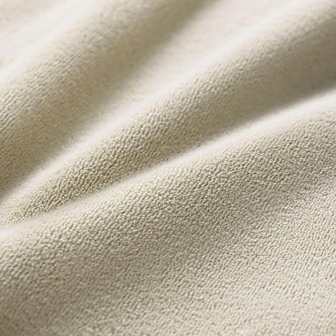 Brooklinen Super-Plush Turkish Cotton Bath Sheets Set of 2 Cotton, 820 GSM, Highly Absorbent, Machine Washable, Perfect for Home & Bathroom (40" x 65", Stone Beige)