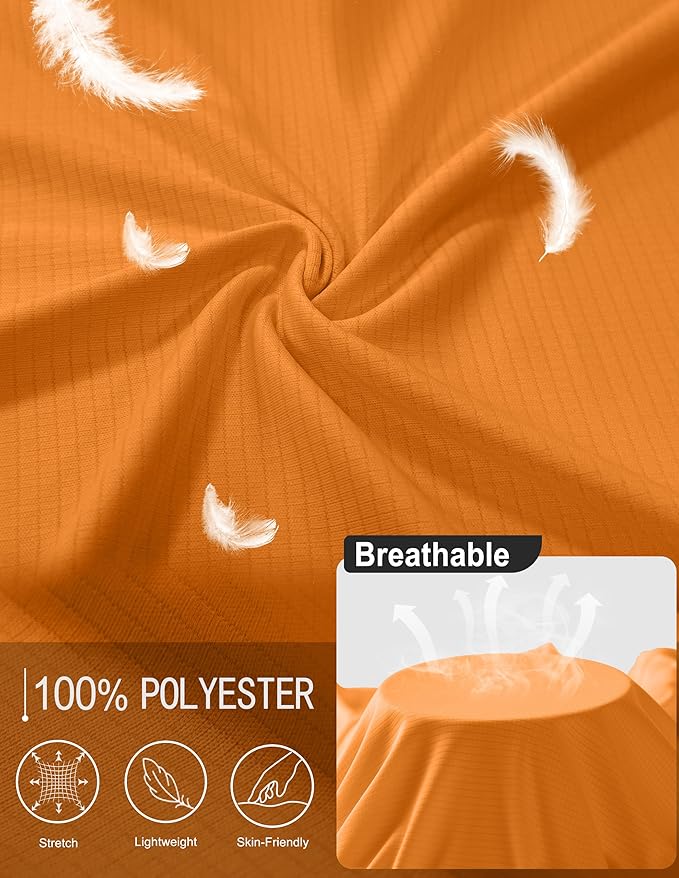 Men's Short Sleeve Workout Shirts Quick Dry Lightweight T-Shirts Gym Running Athletic Tshirt for Summer