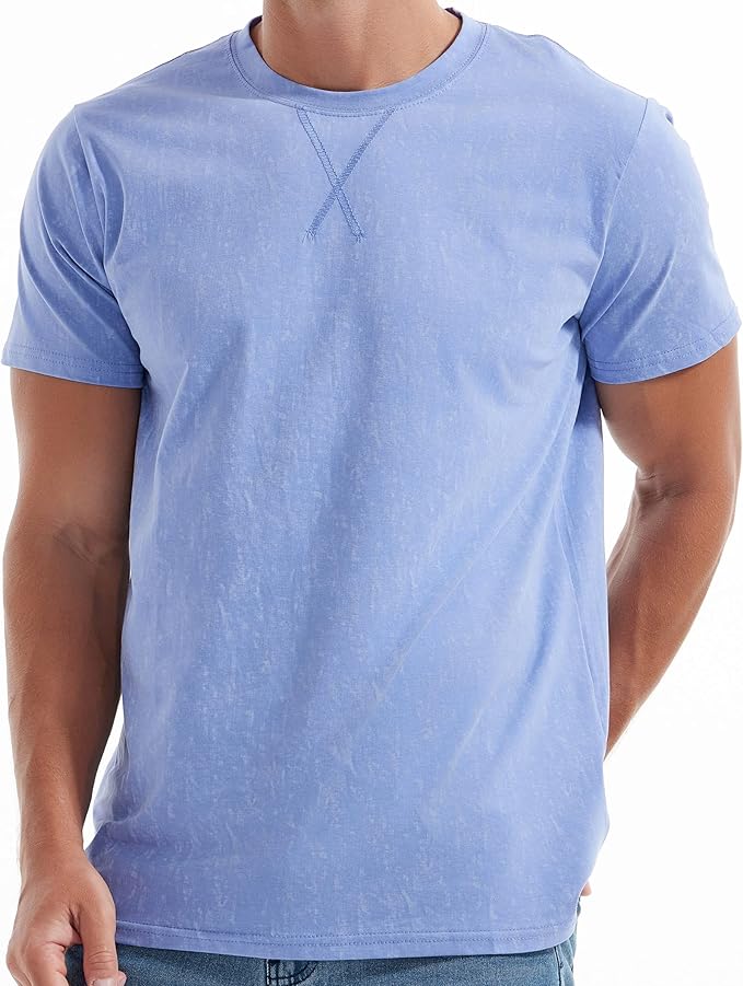 KLIEGOU Men's T-Shirts - Premium Cotton Crew Neck Tees S - 4XL