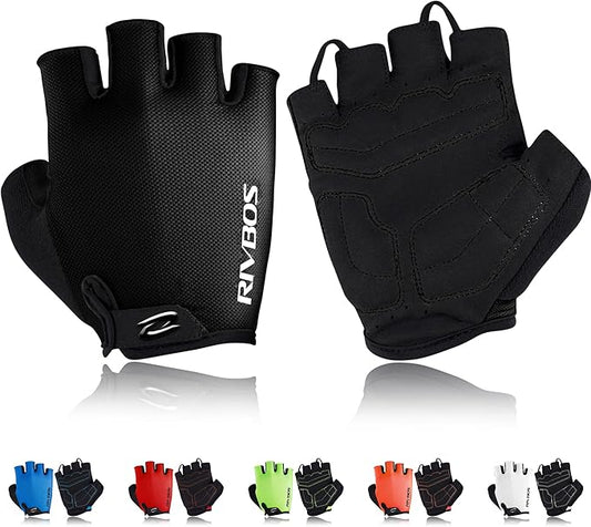 RIVBOS Cycling Gloves Bike Gloves for Men Women with Anti-Slip Shock-Absorbing Pad for Bicycle/Workout/Road Bike/Gym/Driving CHG001