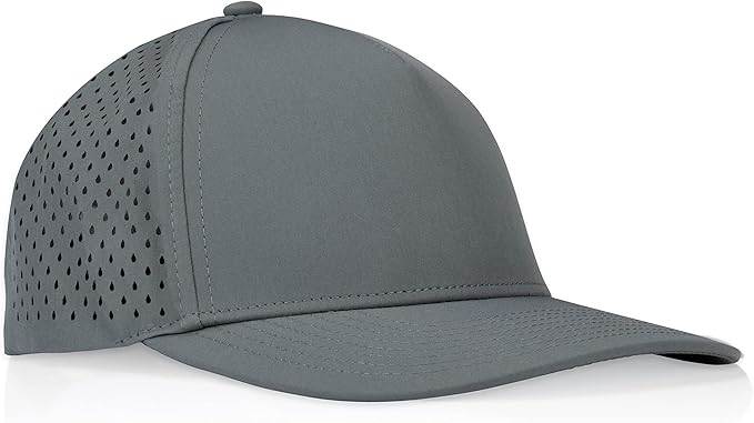 Gilbert Performance Snapback Hat | 5 Panel Blank Cap for Men & Women | Breathable & Lightweight | Curved Bill