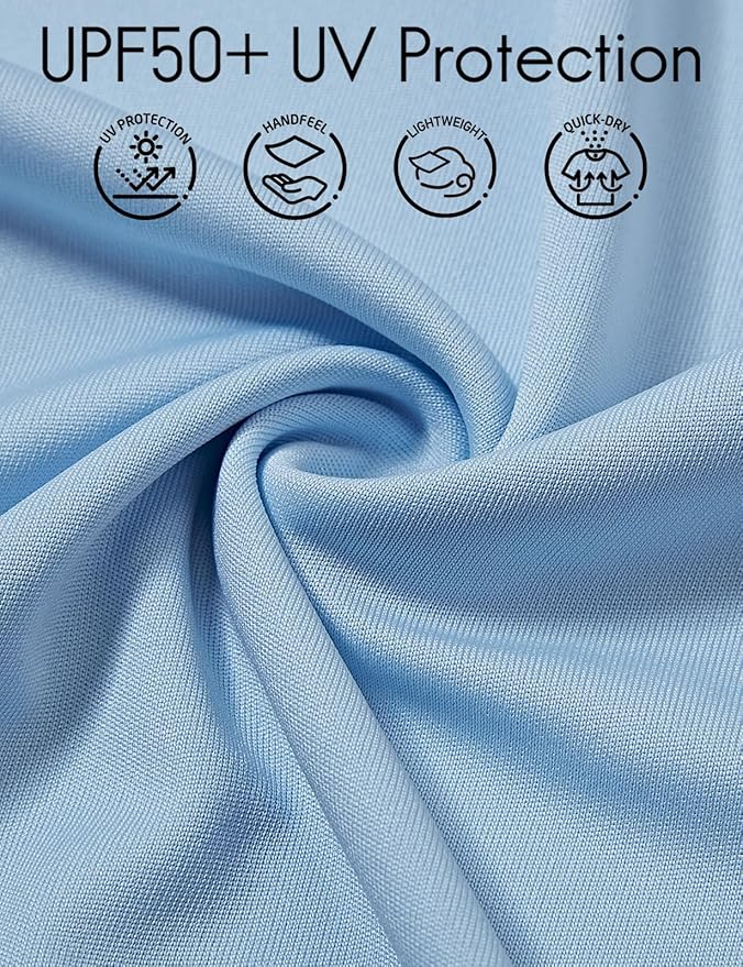 Men's Sleeveless UPF 50+ Swim Shirts Quick Dry Workout Tank Top UV Protection Running Gym Muscle T Shirts