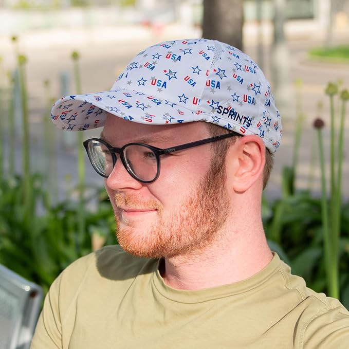 Sprints Race Day Performance HyperG Racing Cap | The Lightweight, Quick Dry, Running, Sport Hat, One Size, Unisex