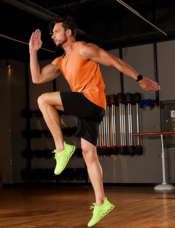 TACVASEN Men's Workout Tank Tops Sleeveless UPF 50+ Summer Sun Shirts Quick Dry for Running Swim Gym Beach