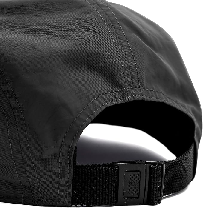 Tillak Wallowa Camp Hat, Lightweight Nylon 5 Panel Cap with Snap Closure