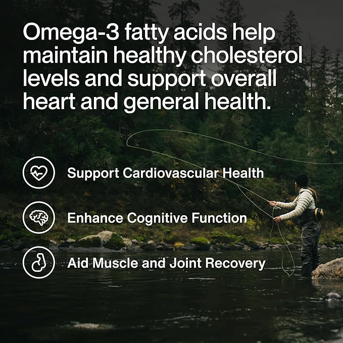 Momentous Omega-3 Fish Oil - High-Potency EPA & DHA Supplement for Men & Women - Supports Heart, Joint, & Brain Health - NSF Certified for Sport - Non-GMO - Gluten-Free - 1,600 mg - 30 Servings