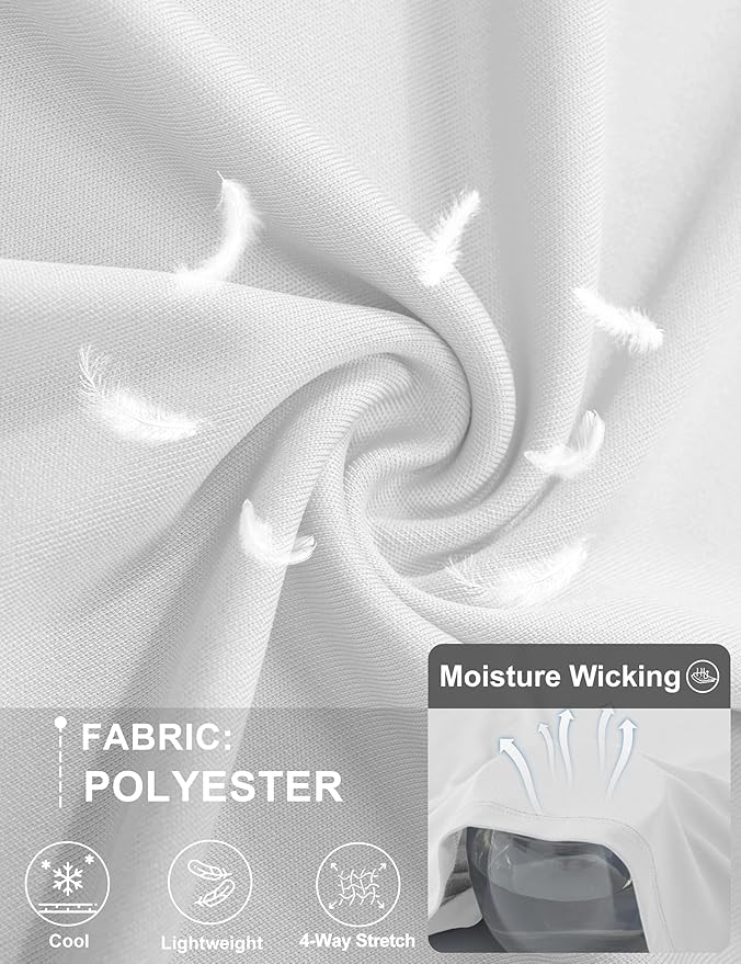 MAGCOMSEN 3 Pack Men's Short Sleeve Quick Dry Shirts Moisture Wicking UPF 50+ Athletic Running Gym Workout Swim T-Shirts